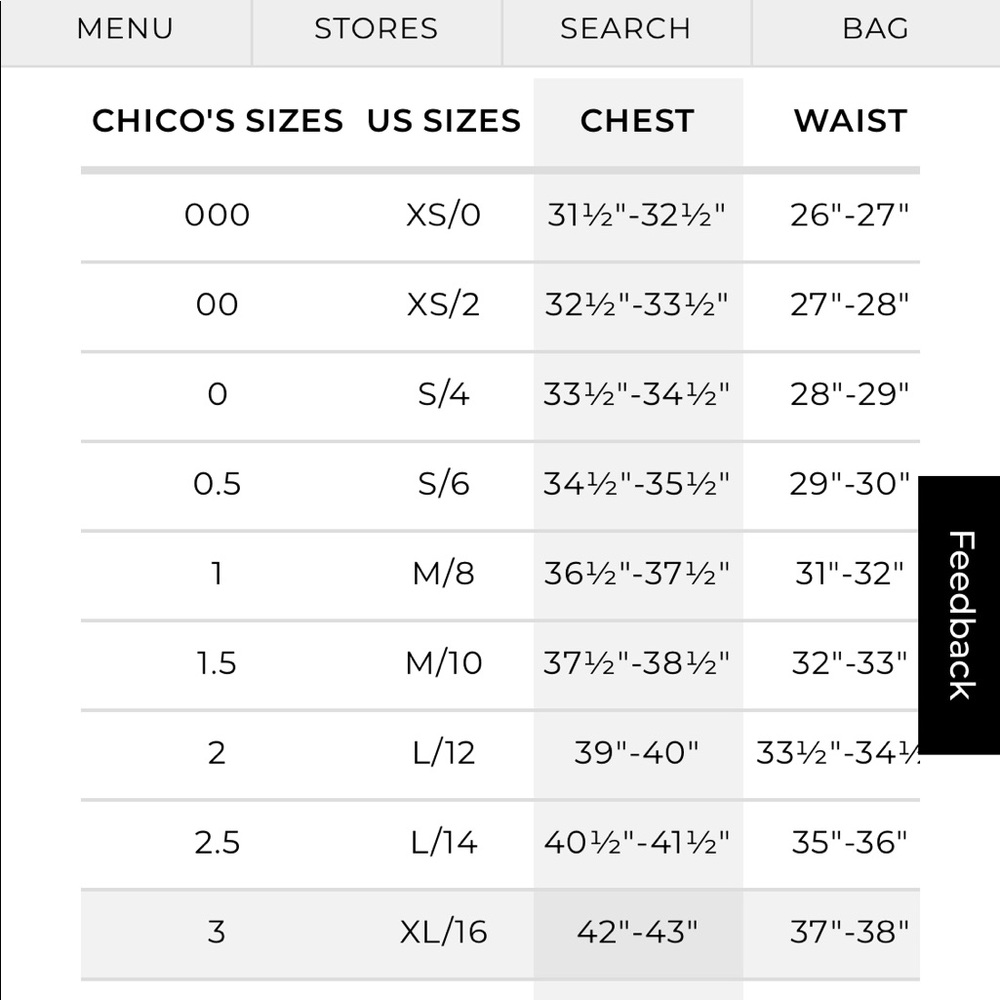 Chico’s black sleeveless tank Size 3 XL 16 New with Tags! - Picture 5 of 7